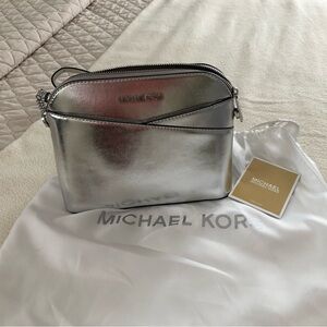 Michael Kors Silver Crossbody